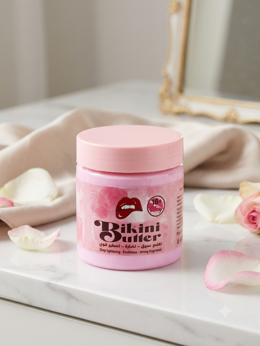 زبدة البيكيني الفاخرة لتفتيح وتعطير الجسم | Bikini Butter