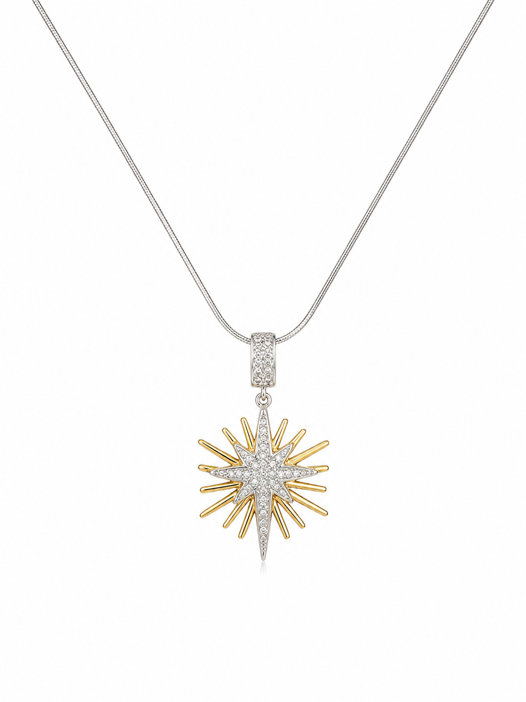 Radiant Star Pendant Necklace