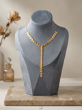 Golden Cascade Hearts Necklace